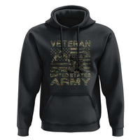 American Veteran Hoodie Of The US Army Camouflage Flag