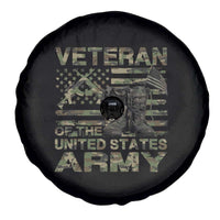 American Veteran Spare Tire Cover Of The US Army Camouflage Flag