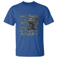 American Veteran T Shirt Of The US Army Camouflage Flag - Wonder Print Shop