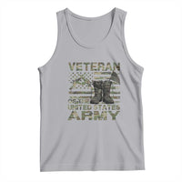 American Veteran Tank Top Of The US Army Camouflage Flag