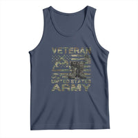 American Veteran Tank Top Of The US Army Camouflage Flag