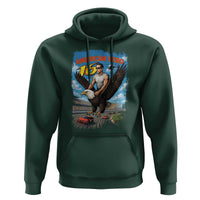 Patriotic Americana Speed Legend 16 Tribute Hoodie American Hero Bald Eagle Speedway Memorial - Wonder Print Shop
