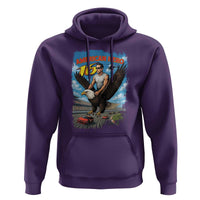 Patriotic Americana Speed Legend 16 Tribute Hoodie American Hero Bald Eagle Speedway Memorial - Wonder Print Shop