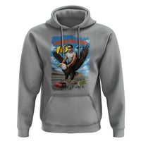 Patriotic Americana Speed Legend 16 Tribute Hoodie American Hero Bald Eagle Speedway Memorial - Wonder Print Shop