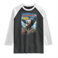 Patriotic Americanana Speed Legend 16 Tribute Raglan Shirt American Hero Bald Eagle Speedway Memorial - Wonder Print Shop