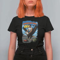 Patriotic Americana Speed Legend 16 Tribute T Shirt For Women American Hero Bald Eagle Speedway Memorial - Wonder Print Shop