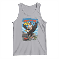 Patriotic Americanana Speed Legend 16 Tribute Tank Top American Hero Bald Eagle Speedway Memorial - Wonder Print Shop