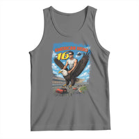 Patriotic Americanana Speed Legend 16 Tribute Tank Top American Hero Bald Eagle Speedway Memorial - Wonder Print Shop