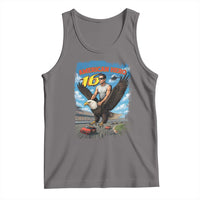 Patriotic Americanana Speed Legend 16 Tribute Tank Top American Hero Bald Eagle Speedway Memorial - Wonder Print Shop