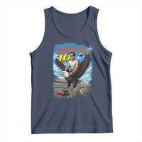 Patriotic Americanana Speed Legend 16 Tribute Tank Top American Hero Bald Eagle Speedway Memorial - Wonder Print Shop