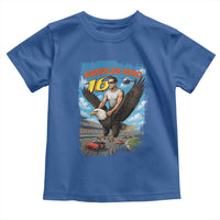 Patriotic Americanana Speed Legend 16 Tribute Toddler T Shirt American Hero Bald Eagle Speedway Memorial - Wonder Print Shop