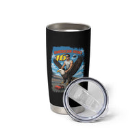 Patriotic Americanana Speed Legend 16 Tribute Tumbler Cup American Hero Bald Eagle Speedway Memorial - Wonder Print Shop