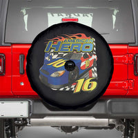 Vintage Americana Speed Legend 16 Tribute Spare Tire Cover American Hero #16 Stock Car Memorial - Wonder Print Shop