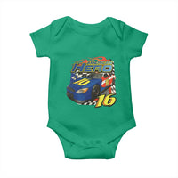 Vintage Americana Speed Legend 16 Tribute Baby Onesie American Hero #16 Stock Car Memorial - Wonder Print Shop