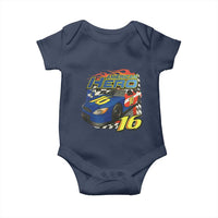 Vintage Americana Speed Legend 16 Tribute Baby Onesie American Hero #16 Stock Car Memorial - Wonder Print Shop