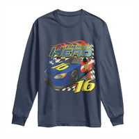 Vintage Americana Speed Legend 16 Tribute Long Sleeve Shirt American Hero #16 Stock Car Memorial - Wonder Print Shop