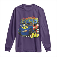 Vintage Americana Speed Legend 16 Tribute Long Sleeve Shirt American Hero #16 Stock Car Memorial - Wonder Print Shop