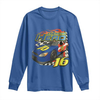 Vintage Americana Speed Legend 16 Tribute Long Sleeve Shirt American Hero #16 Stock Car Memorial - Wonder Print Shop