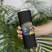 Vintage Americana Speed Legend 16 Tribute Skinny Tumbler American Hero #16 Stock Car Memorial - Wonder Print Shop