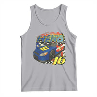 Vintage Americana Speed Legend 16 Tribute Tank Top American Hero #16 Stock Car Memorial - Wonder Print Shop