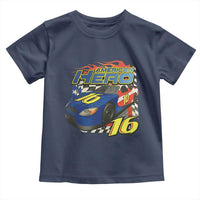 Vintage Americana Speed Legend 16 Tribute Toddler T Shirt American Hero #16 Stock Car Memorial - Wonder Print Shop