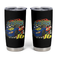 Vintage Americana Speed Legend 16 Tribute Tumbler Cup American Hero #16 Stock Car Memorial - Wonder Print Shop