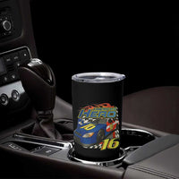 Vintage Americana Speed Legend 16 Tribute Tumbler Cup American Hero #16 Stock Car Memorial - Wonder Print Shop