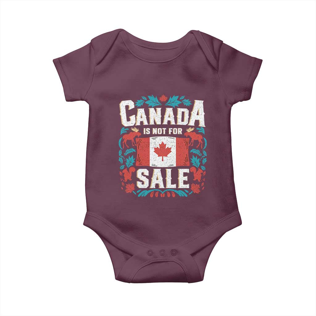 Canada Is Not For Sale Baby Onesie