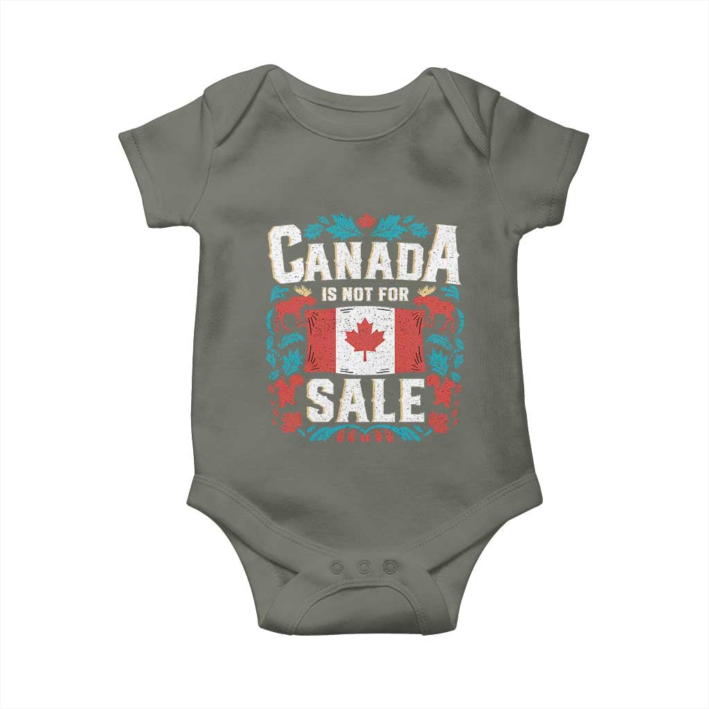Canada Is Not For Sale Baby Onesie