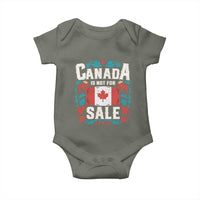 Canada Is Not For Sale Baby Onesie