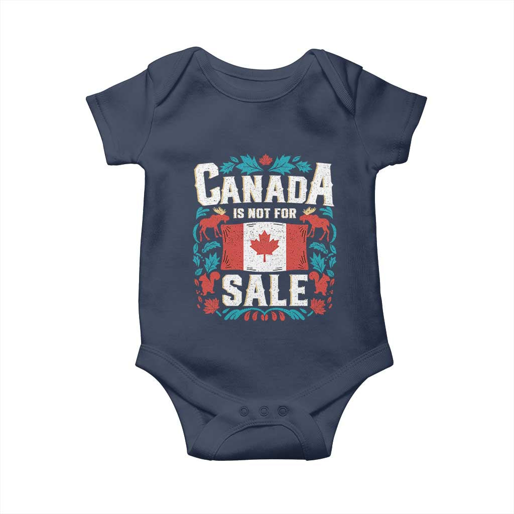 Canada Is Not For Sale Baby Onesie