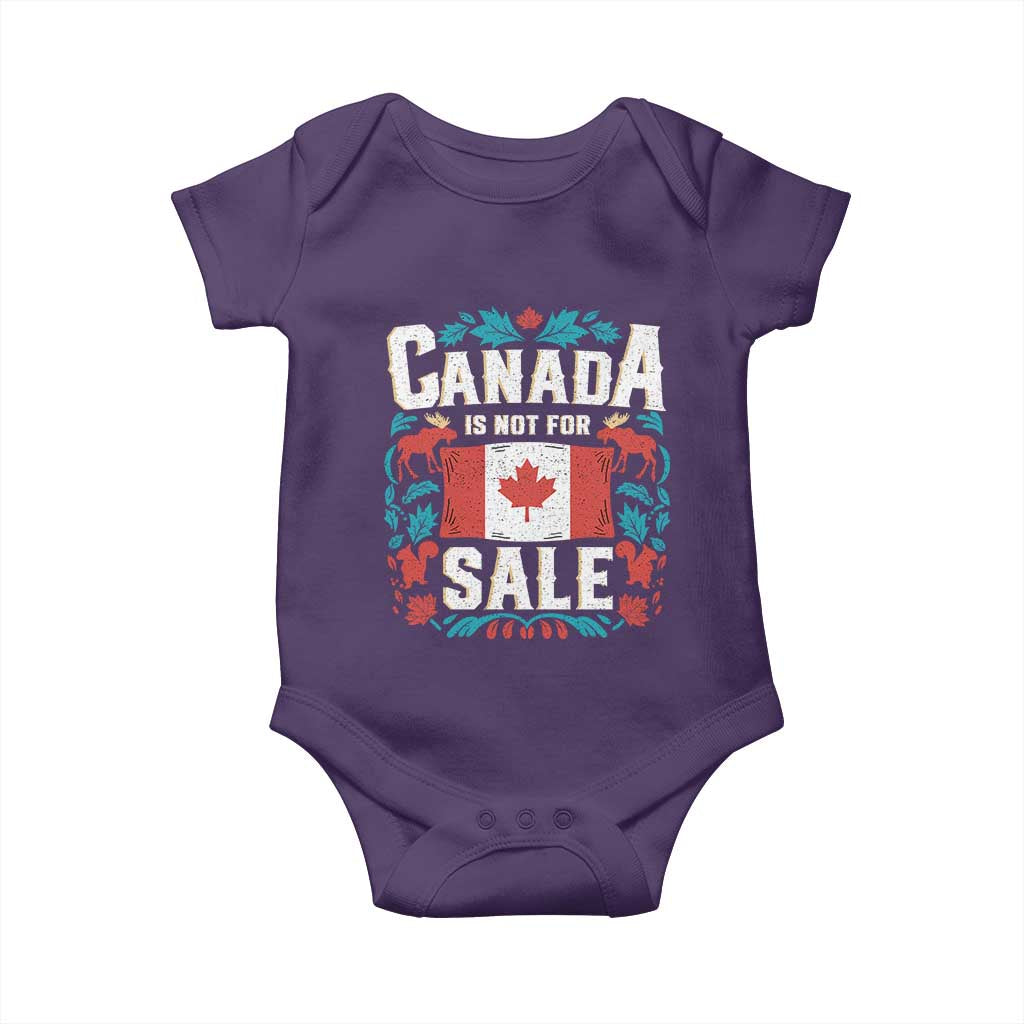 Canada Is Not For Sale Baby Onesie