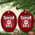 Canada Is Not For Sale Ceramic Ornament - Wonder Print Shop
