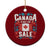 Canada Is Not For Sale Ceramic Ornament - Wonder Print Shop