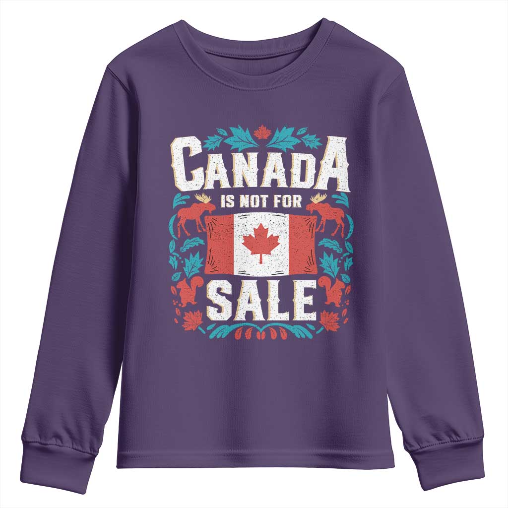 Canada Is Not For Sale Youth Sweatshirt
