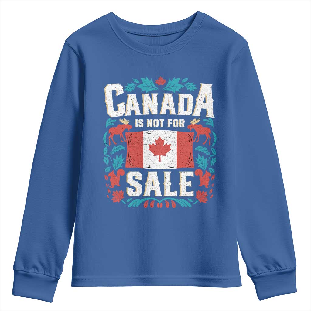 Canada Is Not For Sale Youth Sweatshirt