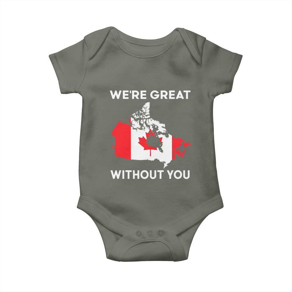 Canada Is Not For Sale Baby Onesie 51st State Not For Sale We’re Great Without You