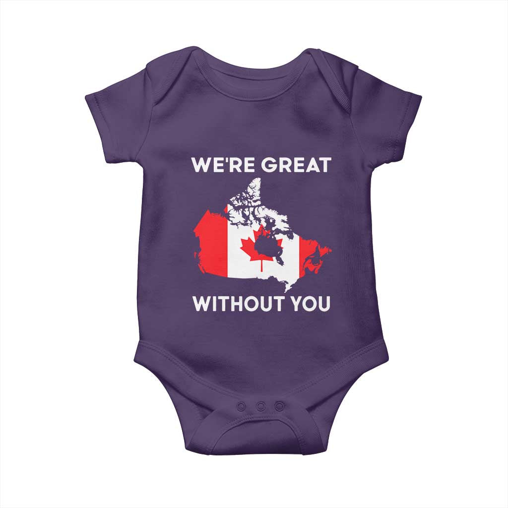 Canada Is Not For Sale Baby Onesie 51st State Not For Sale We’re Great Without You