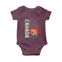 Canada Pride Baby Onesie Maple Leaf Squirrel Canadian Roots