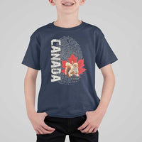 Canada Pride T Shirt For Kid Maple Leaf Squirrel Canadian Roots