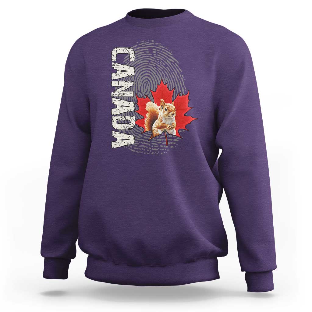 Canada Pride Sweatshirt Maple Leaf Squirrel Canadian Roots