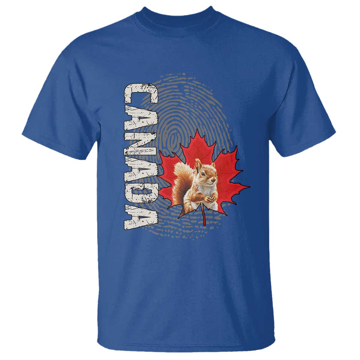 Canada Pride T Shirt Maple Leaf Squirrel Canadian Roots