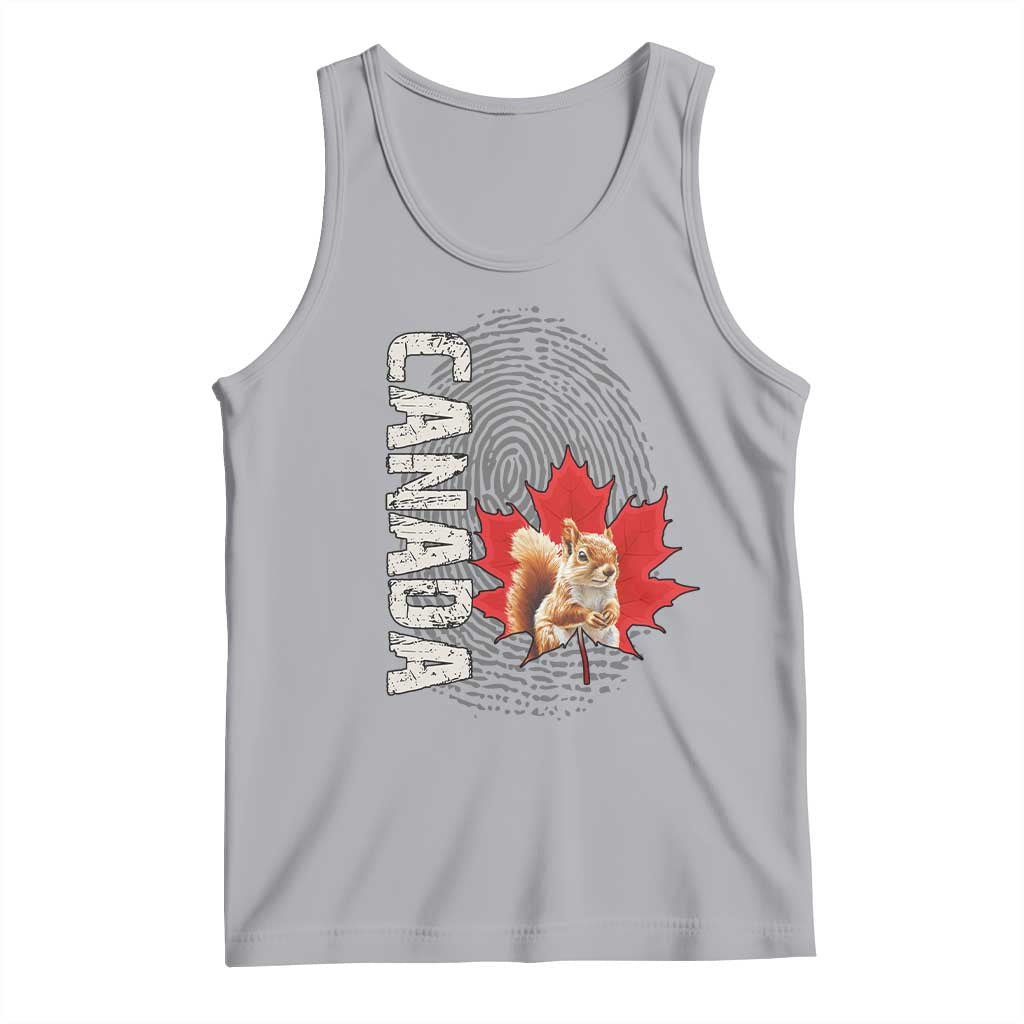 Canada Pride Tank Top Maple Leaf Squirrel Canadian Roots