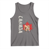 Canada Pride Tank Top Maple Leaf Squirrel Canadian Roots