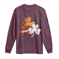 Football Basketball Baseball Shamrock Long Sleeve Shirt Happy St Patricks Day Sport Lover