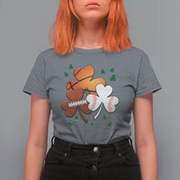 Football Basketball Baseball Shamrock T Shirt For Women Happy St Patricks Day Sport Lover