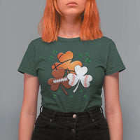 Football Basketball Baseball Shamrock T Shirt For Women Happy St Patricks Day Sport Lover