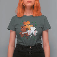 Football Basketball Baseball Shamrock T Shirt For Women Happy St Patricks Day Sport Lover