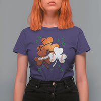 Football Basketball Baseball Shamrock T Shirt For Women Happy St Patricks Day Sport Lover