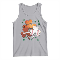 Football Basketball Baseball Shamrock Tank Top Happy St Patricks Day Sport Lover